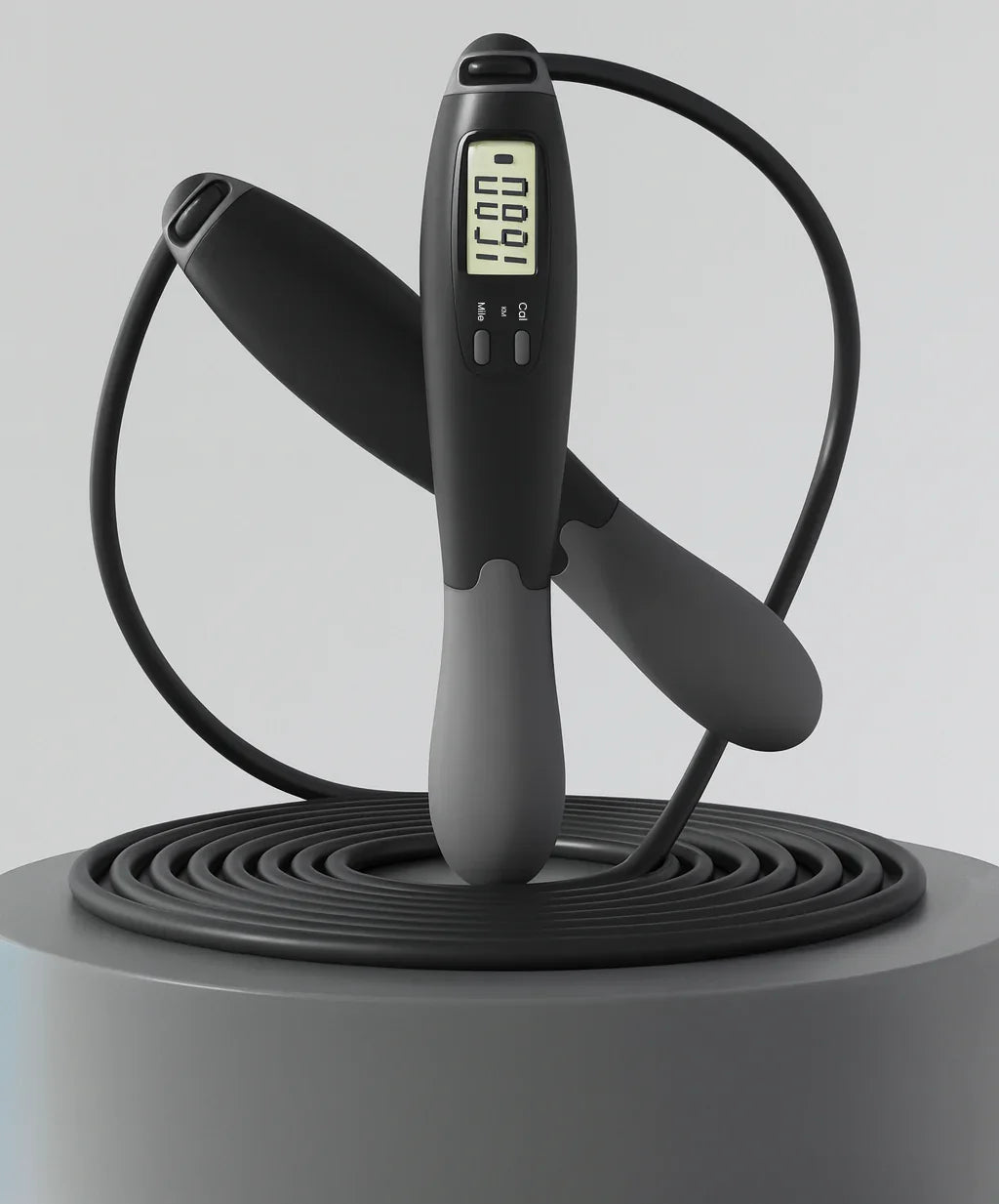 AURALIS™ Digital Counting Jump Rope – 99% Accurate, 4 Modes, 360° Rotation