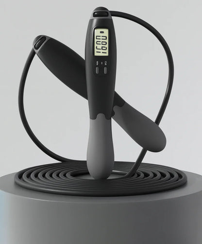 AURALIS™ Digital Counting Jump Rope – 99% Accurate, 4 Modes, 360° Rotation