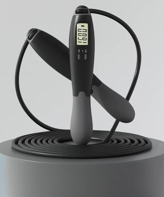 AURALIS™ Digital Counting Jump Rope – 99% Accurate, 4 Modes, 360° Rotation