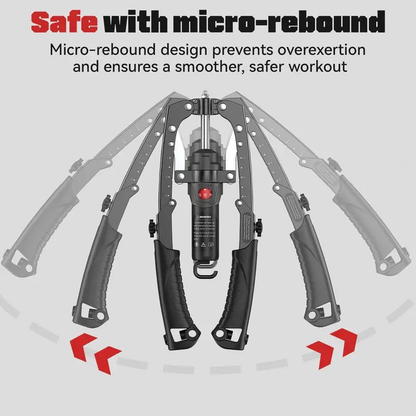 Auralis™ Hydraulic Chest Trainer | Adjustable Resistance for Chest Structure & Home Training